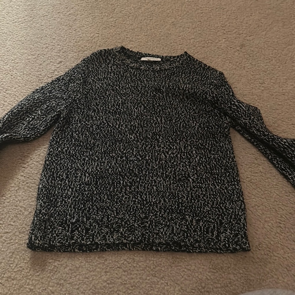 Black and White Ann Taylor Sweater
